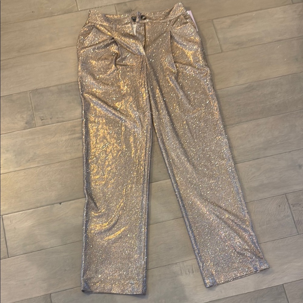 Wild Fable Glittery Gold Pants